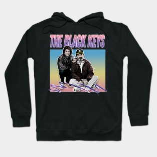 The Black Keys / Retro Style Aesthetic Meme Parody Design Hoodie